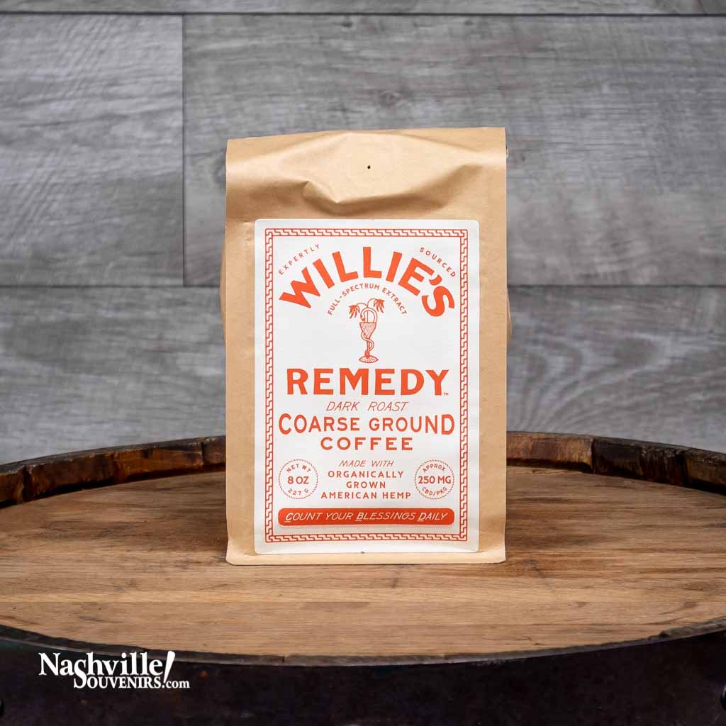 If you need a little more "umpf" to start your mornings, sip some Willie's Remedy Dark Roast coffee - mornings will never be the same.  Willie's Remedy dark roast coffee is selected with care prior to roasting and is then infused with certified organic full spectrum hemp oil grown grown in the beautiful state of Colorado.