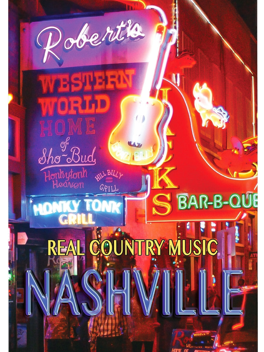 Nashville Postcard - "Real Country Music" Nashville (10 Cards)