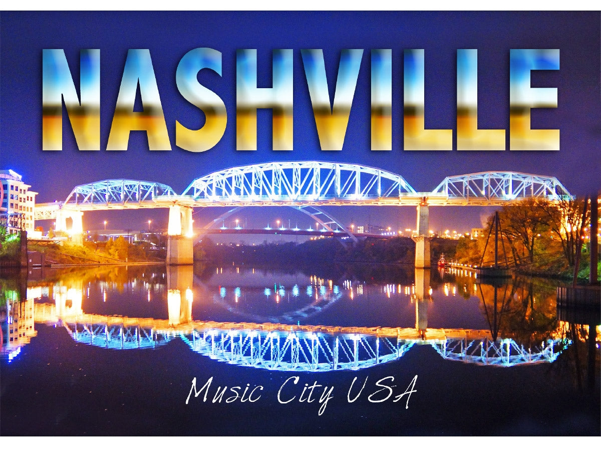 Nashville Postcard - "Nashville Music City USA" Nashville (10 Cards)