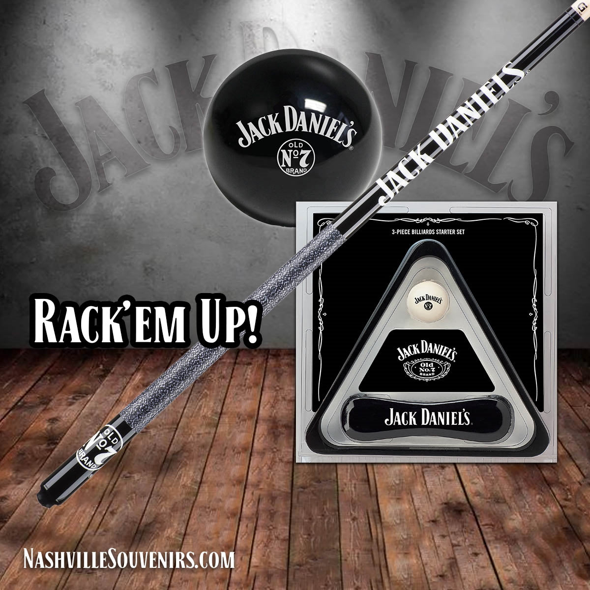 This may be one of the best man cave gift ideas of all time for Jack Daniel's lovers. This Jack Daniel's Pool gift set includes a Jack Daniel's pool stick, an Old No.7 eight ball along with a Jack Daniel's cue ball, rack and table brush.