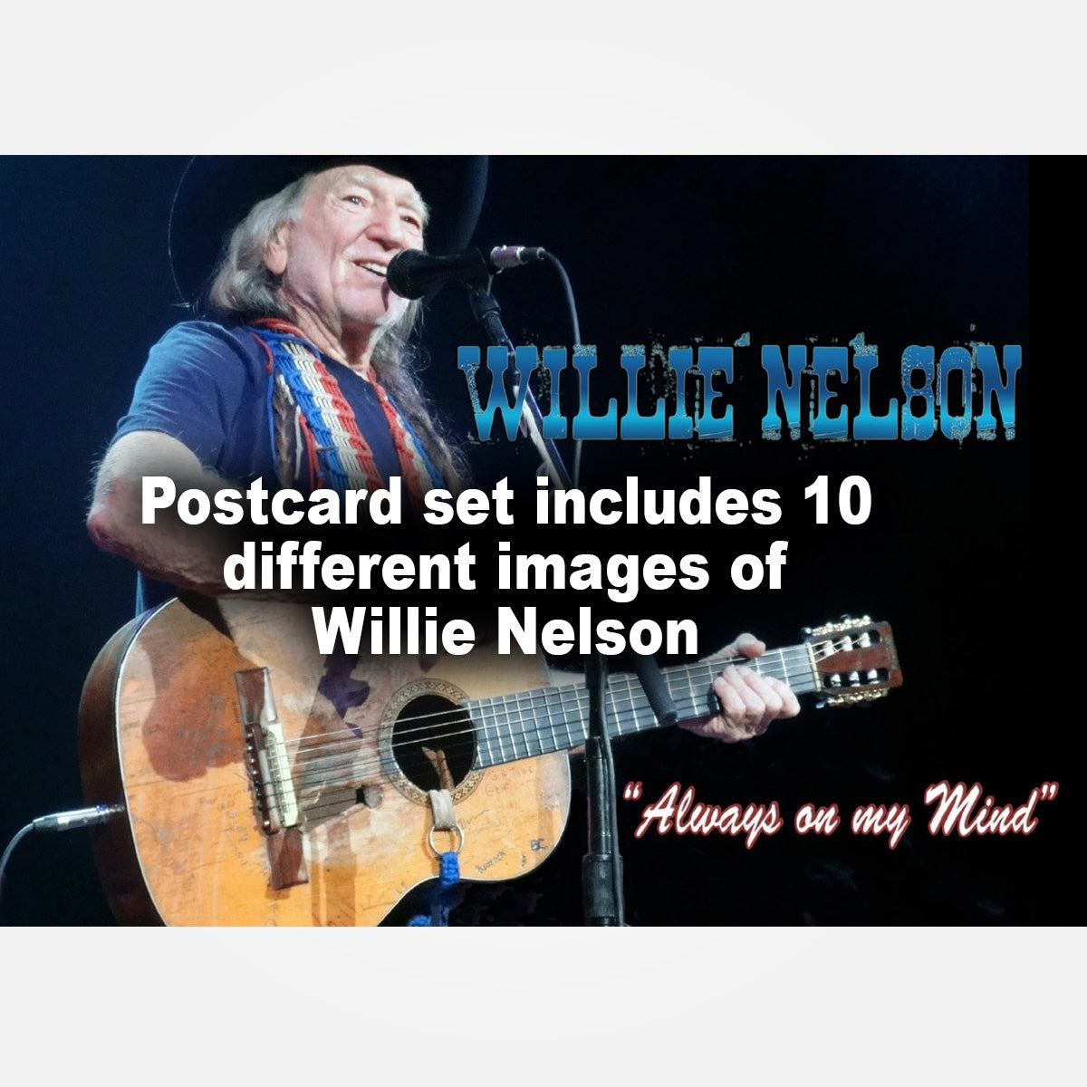 Willie Nelson Postcards