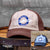 New embroidered Nashville hats feature a big two toned embroidered "Nashville" logo in white and blue surrounded by the words "Music City Tennessee" in the background.  This embroidered Nashville hat is available in two different color combinations of either blue or brown color designs.